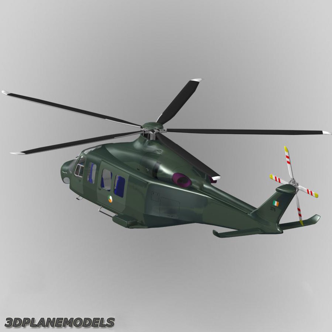 Agusta Westland Aw-139 Ireland 3d Model