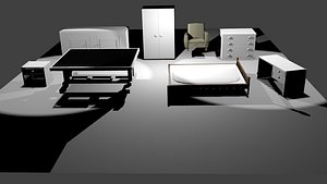 set furniture 3D model