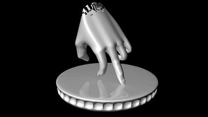 hand walk cycle obj