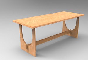 Ract Table 3D model