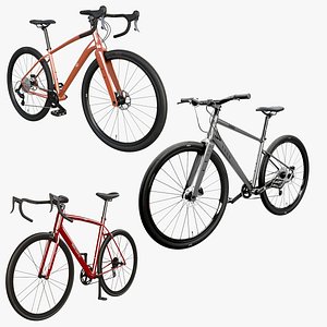 3D Sport Bicycles Collection model