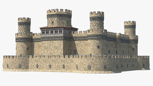 Medieval castle set 3D model - TurboSquid 1474149