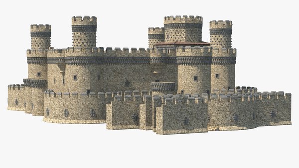 Medieval castle set 3D model - TurboSquid 1474149