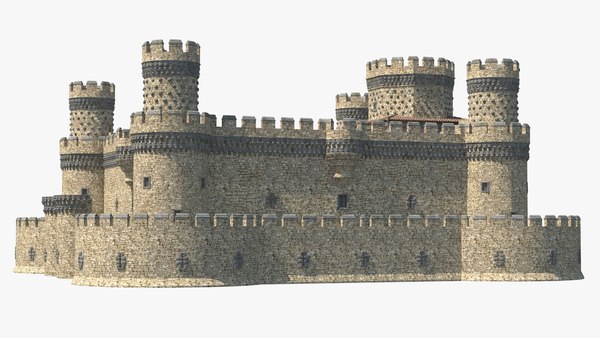 Medieval castle set 3D model - TurboSquid 1474149