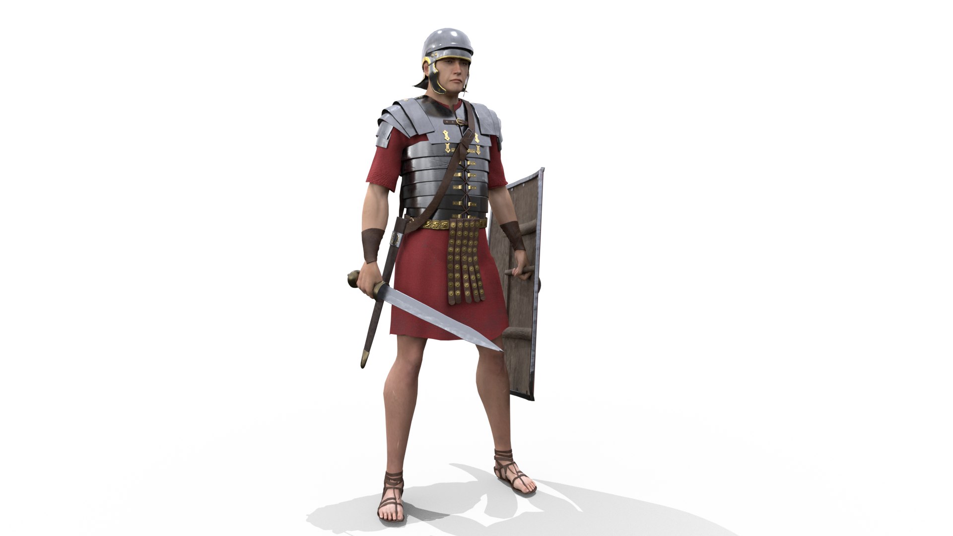 Roman Legionary 3D Model - TurboSquid 2209502