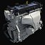 Ford Escape Engine 3D Model