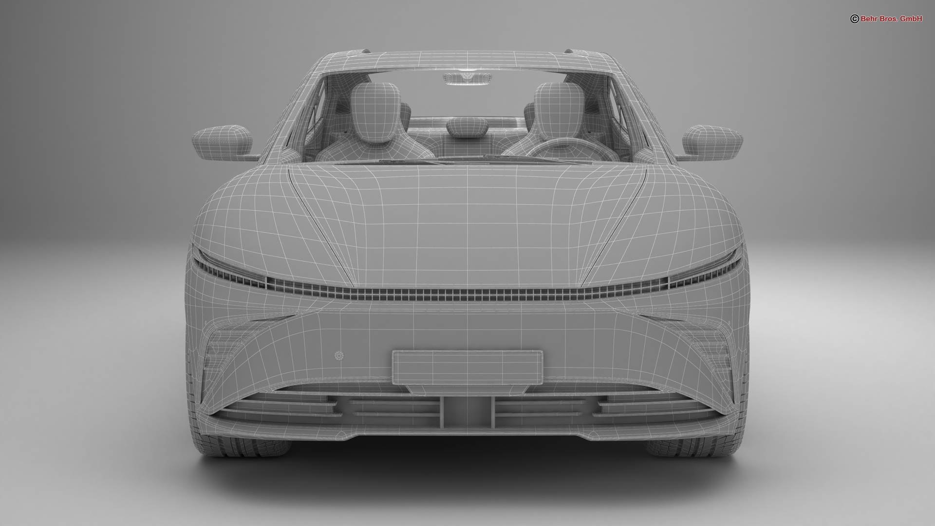 Generic Modern Sedan 3D Model - TurboSquid 2367790