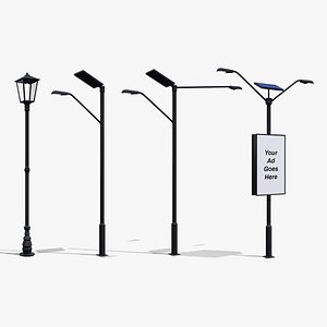 3D street lights