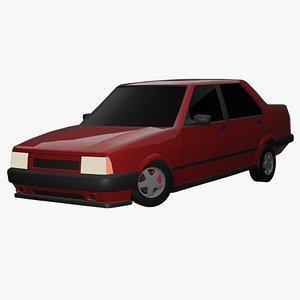 Stylized Lowpoly Tofas Sahin - Game Ready