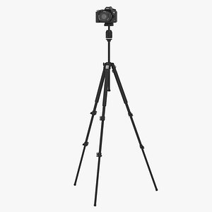 Canon Camera EOS 5D on Tripod
