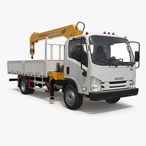 ISUZU NPR Manipulator Truck Crane