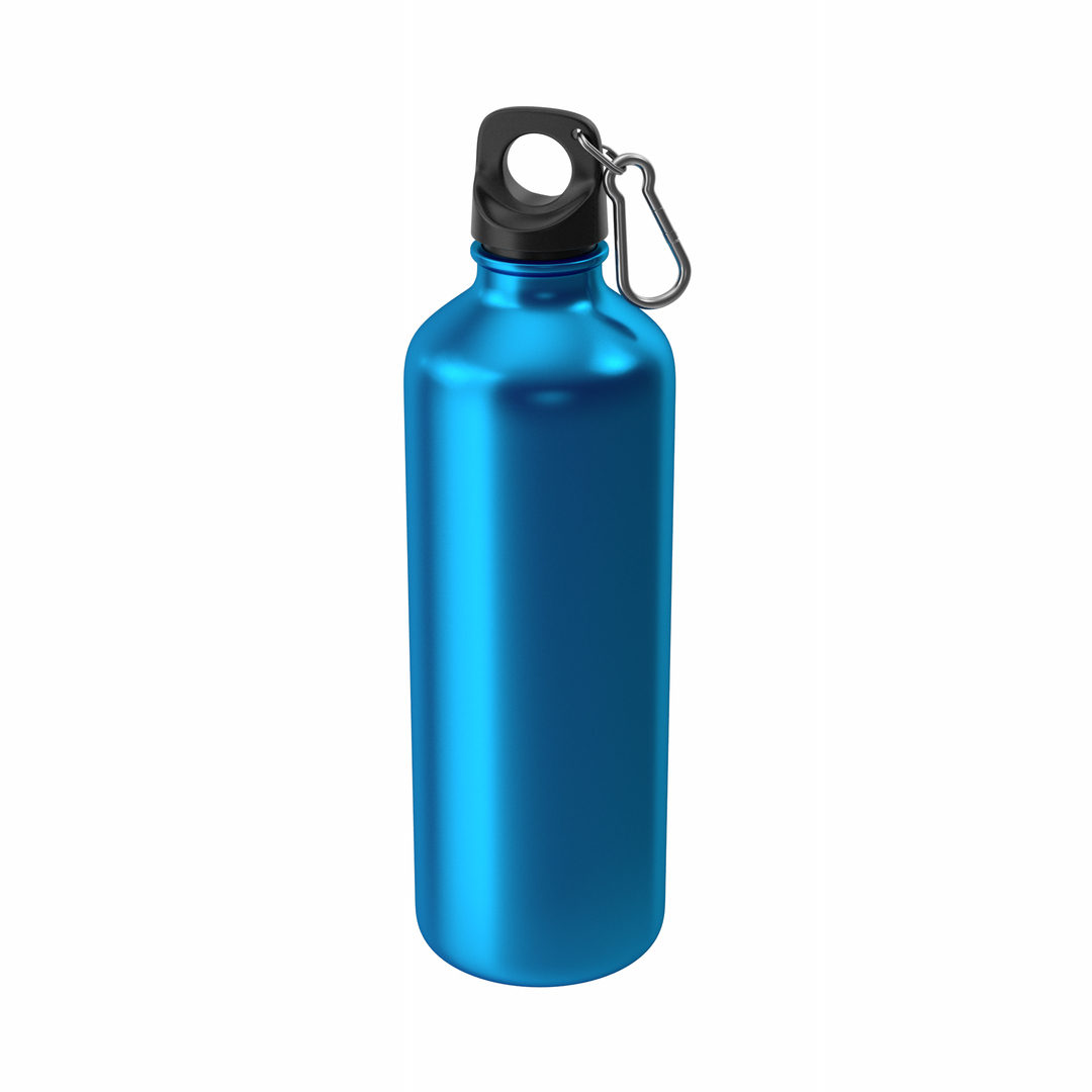 Water Bottle Blue Matal 3D Model - TurboSquid 1838802