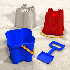 Sand Castle and bucket