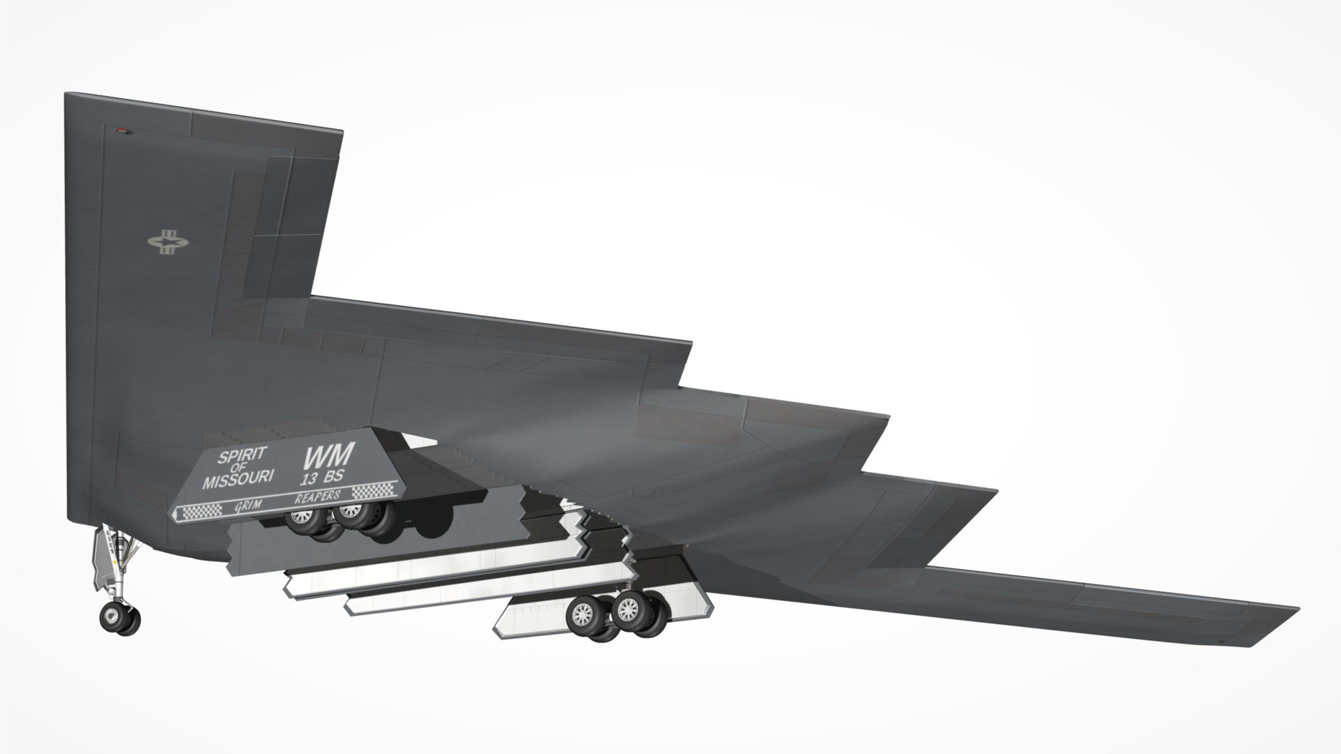 3D spirit sealth bomber https://p.turbosquid.com/ts-thumb/4p/pUyyr9/NEwYbGaB/b2pr7/jpg/1500540038/1920x1080/fit_q87/c1ca172dc663cd4096c55ce1ba89d625e835dbfa/b2pr7.jpg