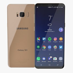 3D samsung galaxy s8 maple model