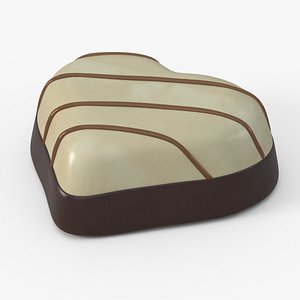 3D Heart Shaped Chocolate Candy