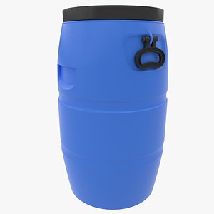 3D model Plastic Barrel