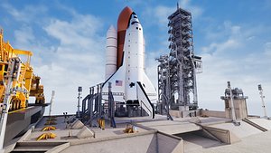 Space Shuttle Launch Realistic Environment