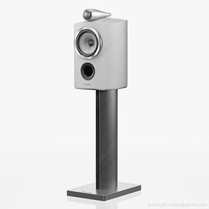 bookshelf bowers wilkins 805 3d model