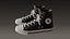 Converse sneakers All Star - Low poly - 02