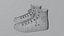 Converse sneakers All Star - Low poly - 02