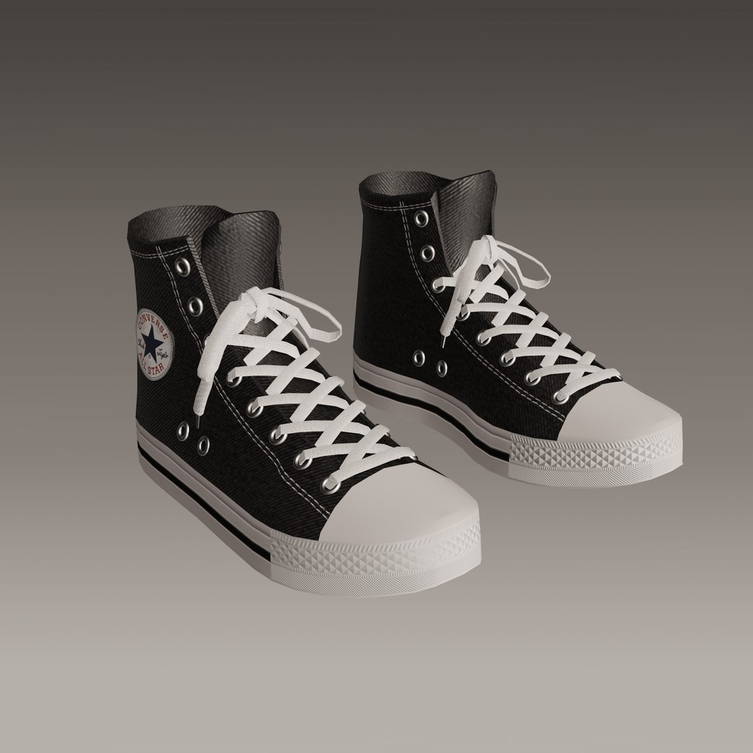 Converse sneakers All - Low poly - 02 3D - TurboSquid 1736501