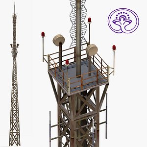 3d radio tower