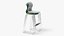 3D modern bar stool chair