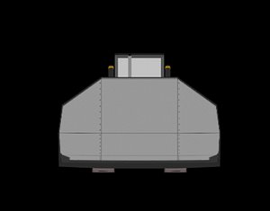 3D bulldozer model