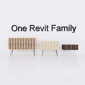 3D wardrobe 3 - revit