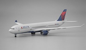 3d model of airplane airbus a330 delta