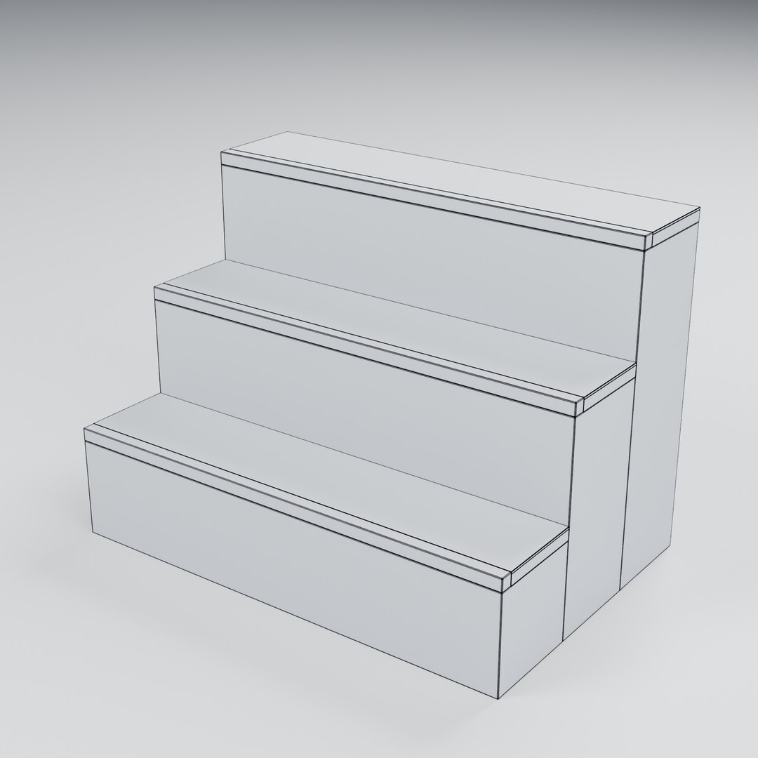 Three-Tier Wooden Product Display - 900 x 600 x 650 mm 3D https://p.turbosquid.com/ts-thumb/4q/ONUbIt/gc/06_wireframe/jpg/1788951494/1920x1080/fit_q87/4be0d96a60177fe9bb79e5552254425d9ea8b5d3/06_wireframe.jpg