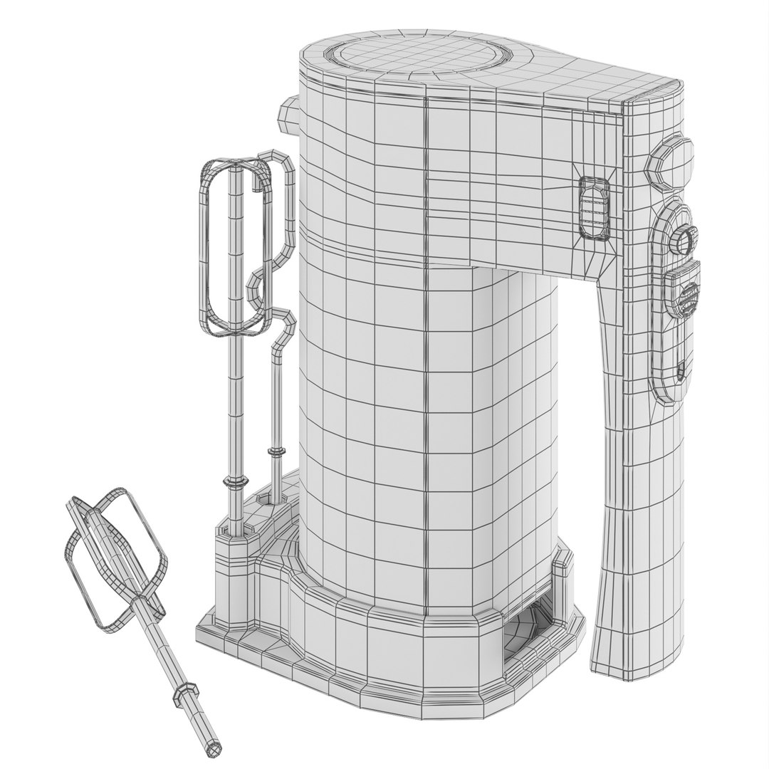 3D Electric Hand Mixer - TurboSquid 2199113