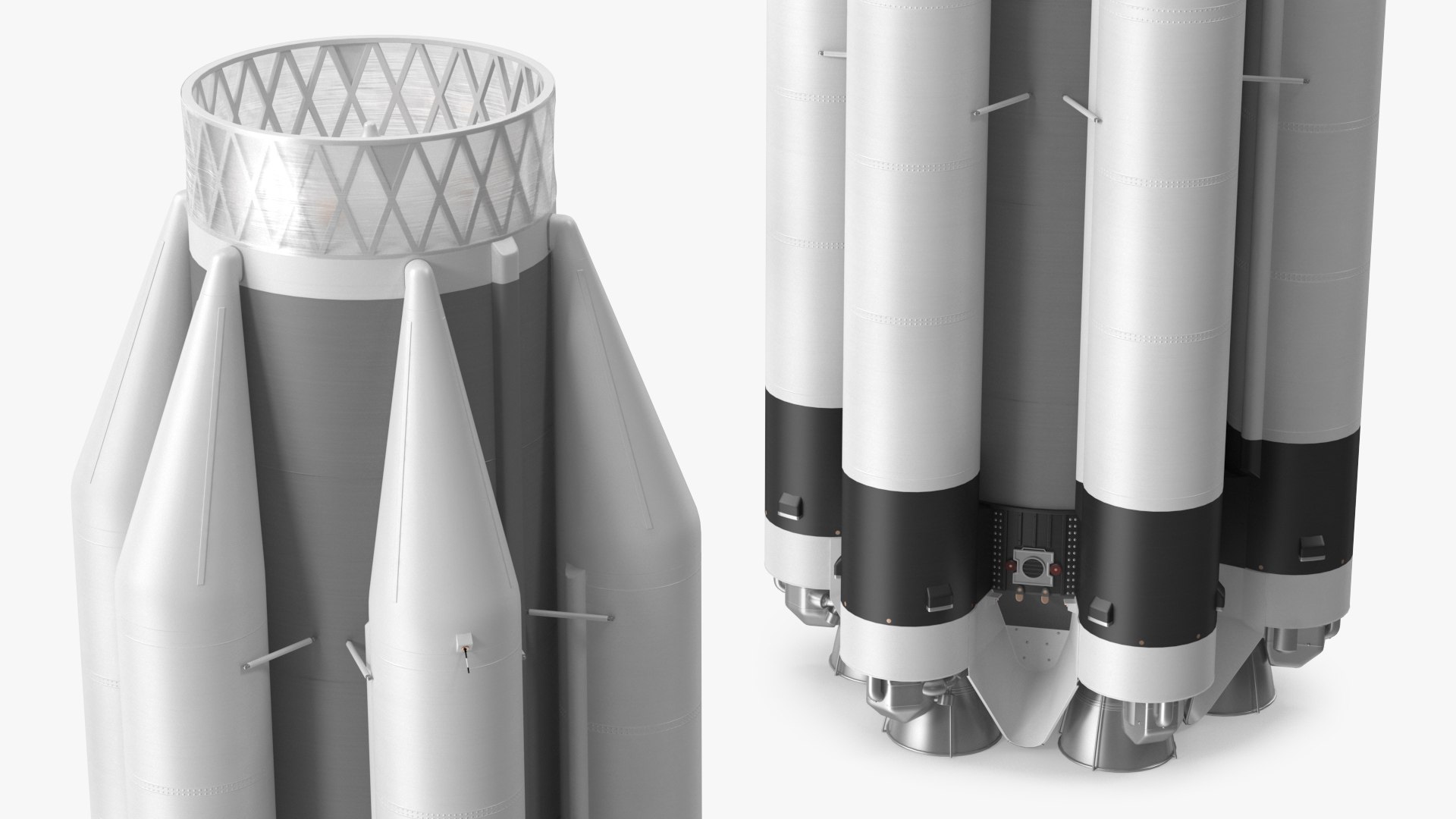 Heavy Lift Launch Rocket Stage-1 3D model - TurboSquid 1748139