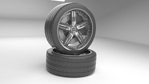 3D custom wheel model