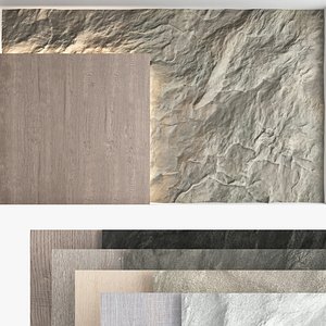 3D Decorative wall panel set 57