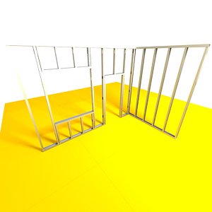 wall construction studwalls 3d model