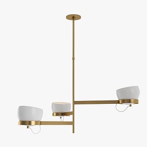 Lightwell Triple Chandelier