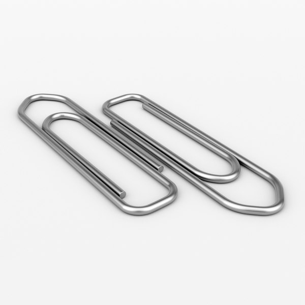 3D paperclip paper - TurboSquid 1673022