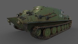 3 d BTR-50PK