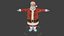 Rigged And Animated Santa Claus 3d model
