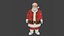 Rigged And Animated Santa Claus 3d model