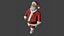 Rigged And Animated Santa Claus 3d model