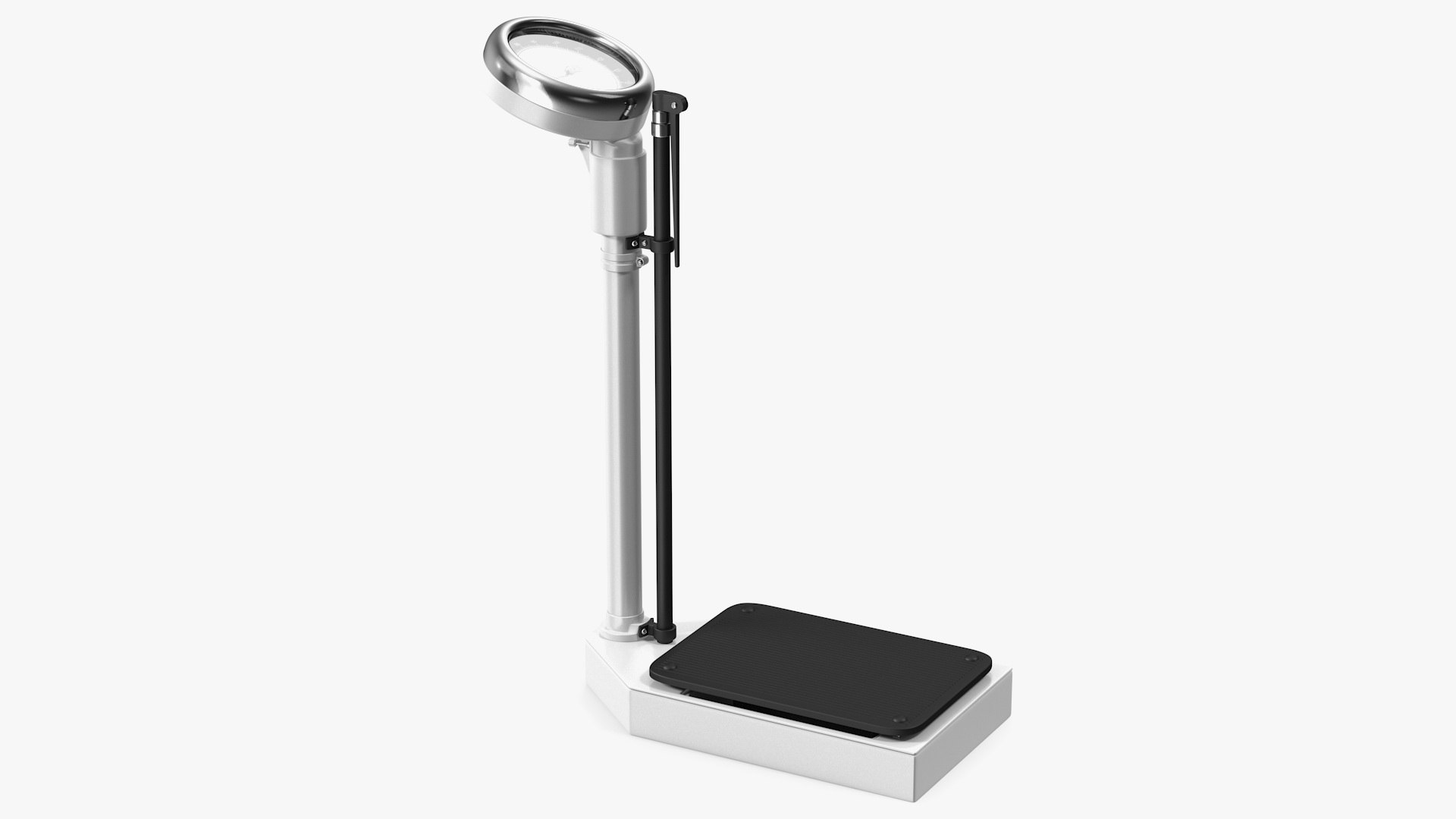 Analog Scales with Foldable Height Rod 3D model preview