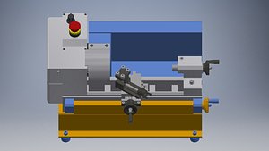 3D model Mini Lathe 3d model
