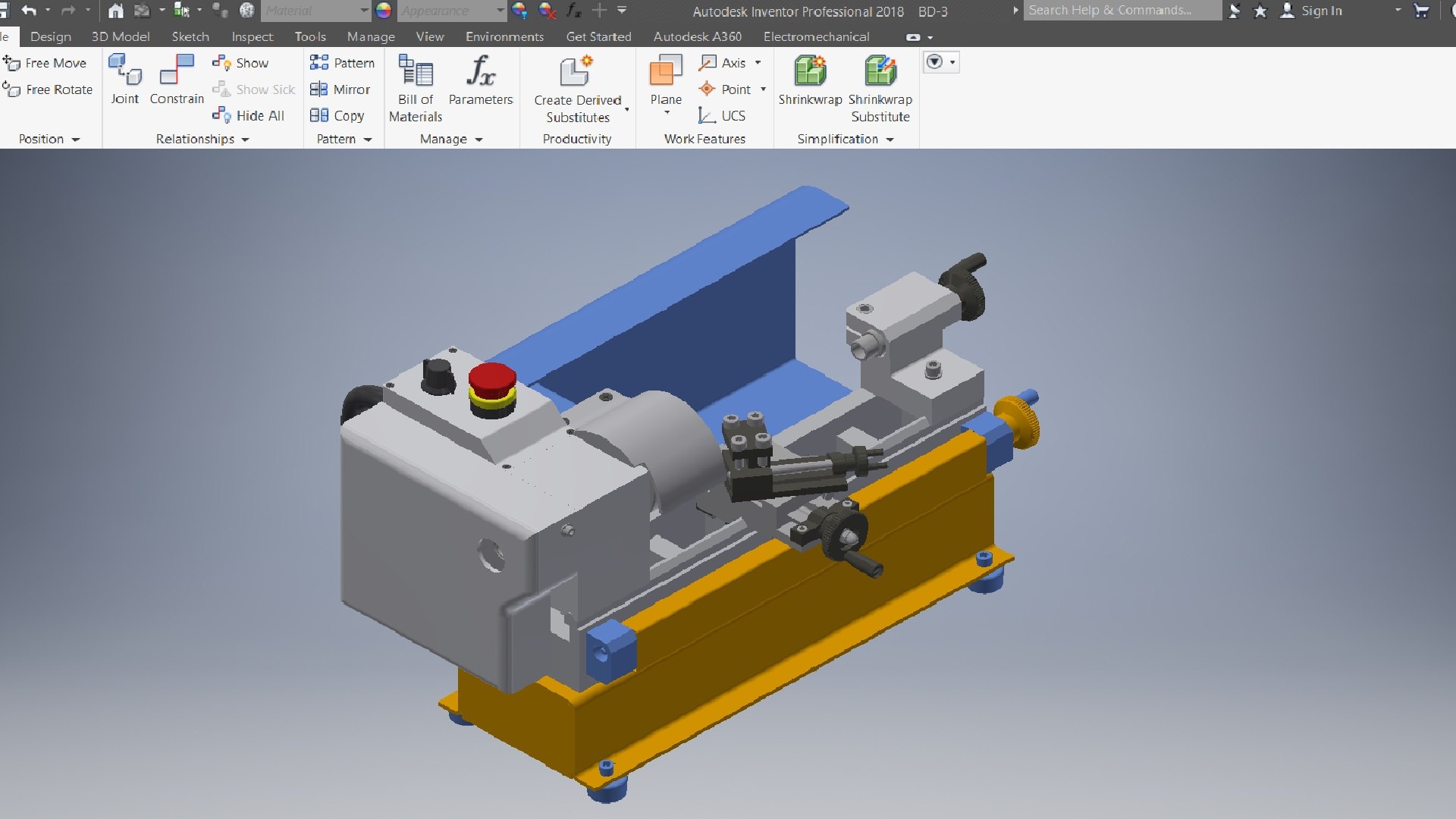 3D Model Mini Lathe 3d Model - TurboSquid 2177021