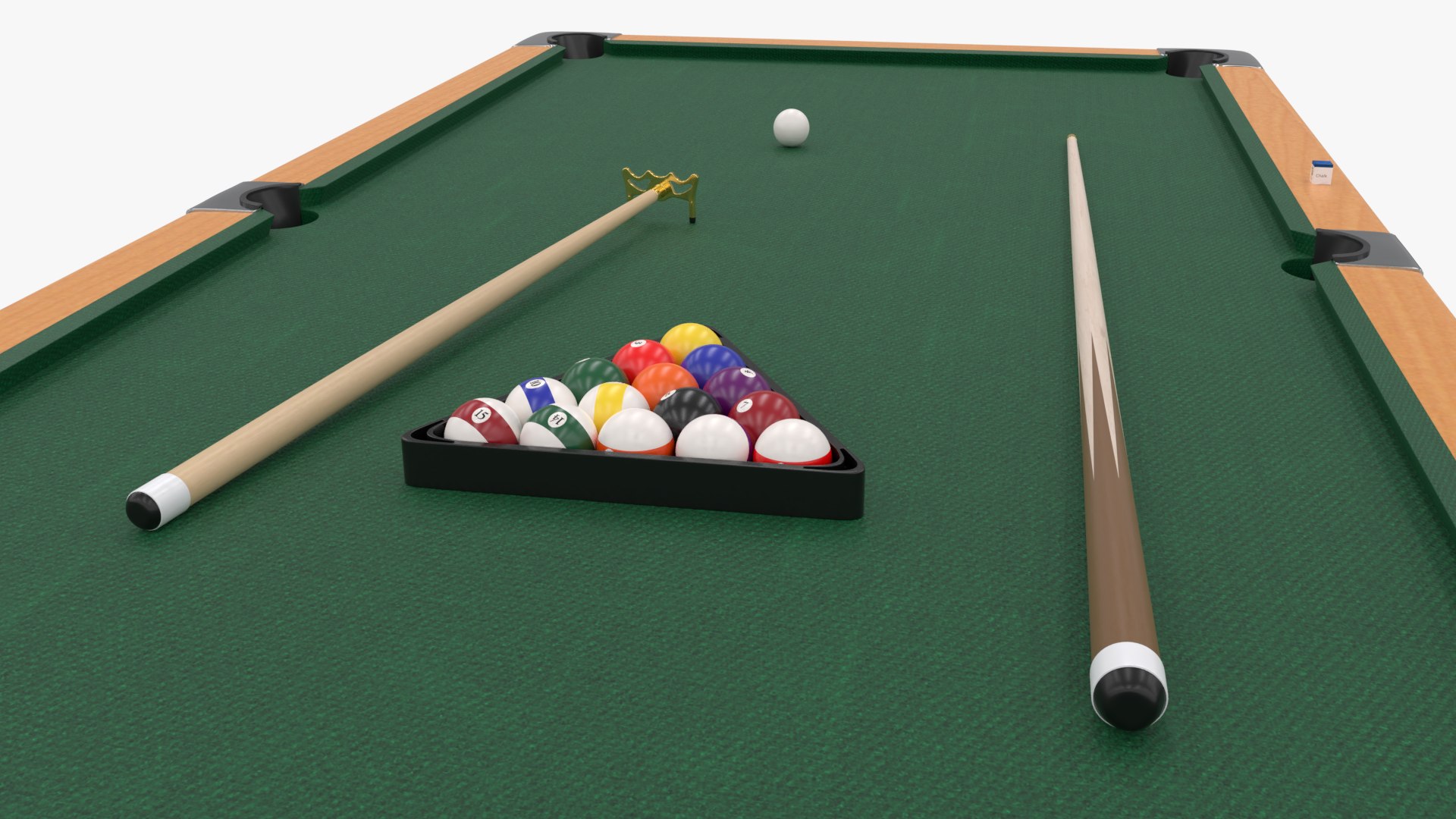 3D Pool Table - TurboSquid 1885895
