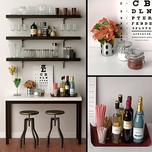 3D creative home bars