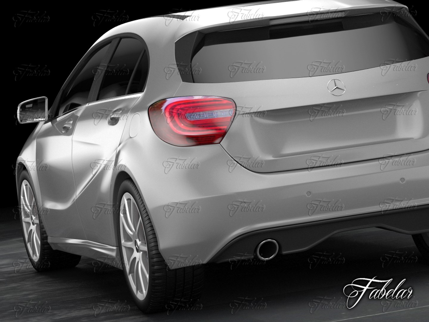 Modello 3D Mercedes A classe w176 - TurboSquid 977569