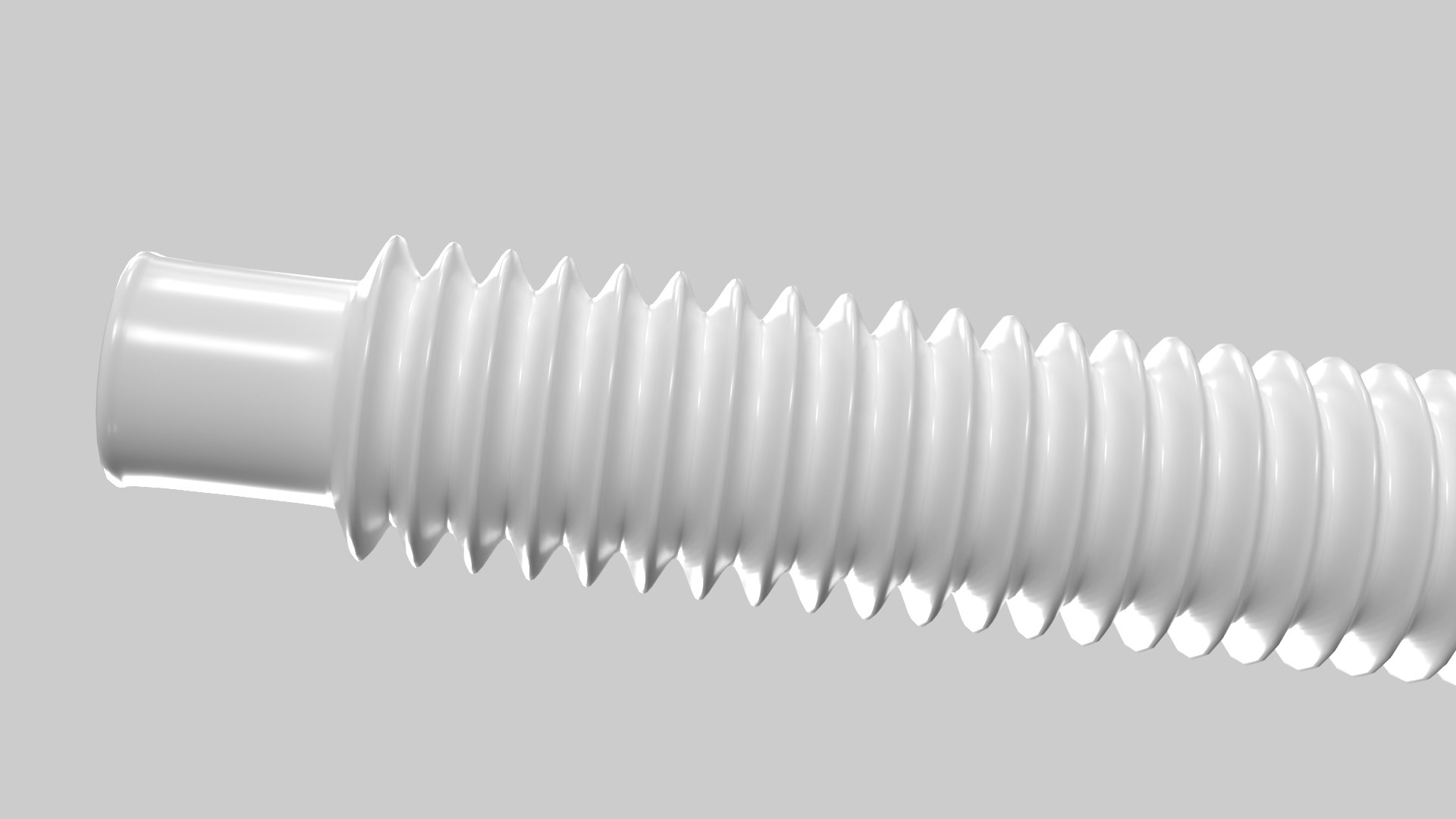3D model Hog Oval Corrugated Hose White PBR https://p.turbosquid.com/ts-thumb/4r/523Eem/16/2/png/1791210929/1920x1080/fit_q87/da5bf38c4e502018574c303587f181a1cf5a3f85/2.jpg